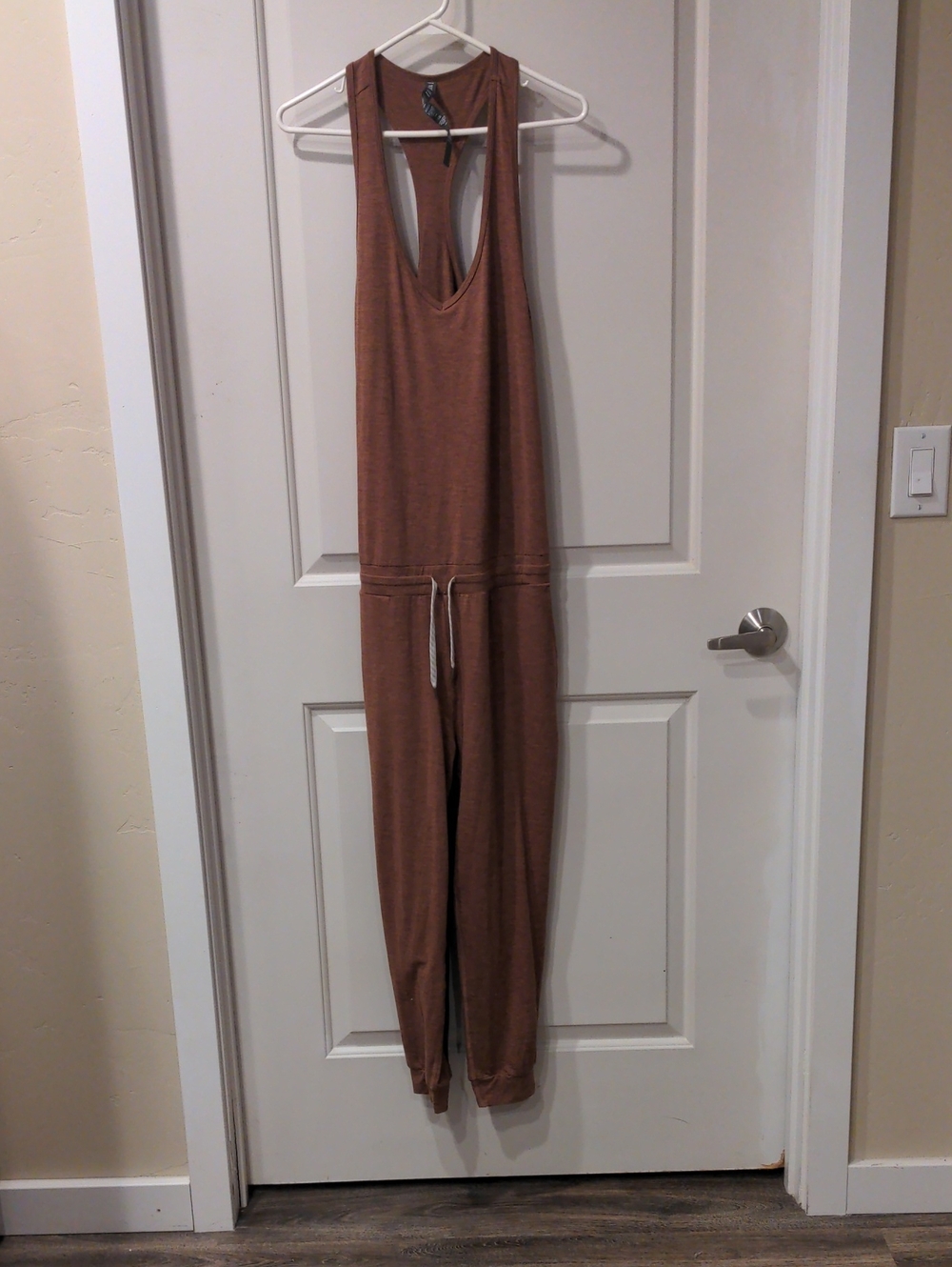 Vuori Brown Sleeveless Jumpsuit